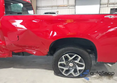 2024 Chevrolet Silverado 1500 4Wd Long Bed Wt из США, поврежденный, VIN 3GCNDAED3RG119472